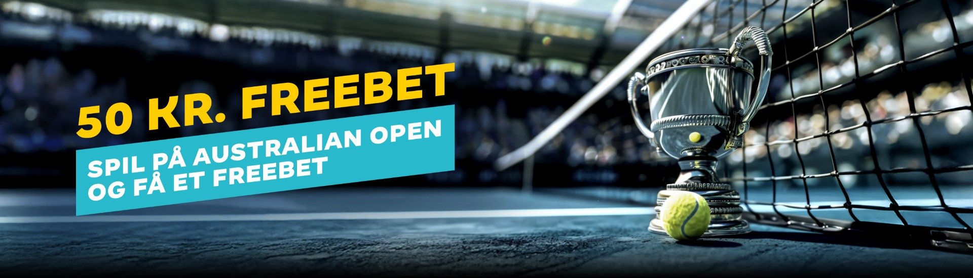 50 kr. freebet til Australian Open