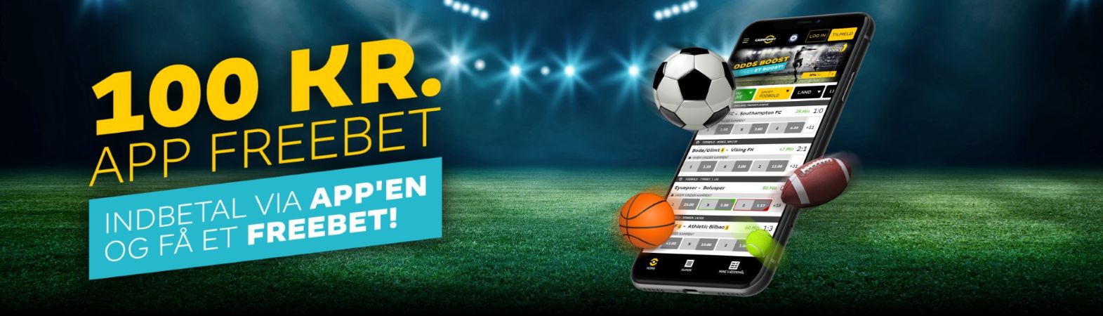App freebet hos Cashpoint