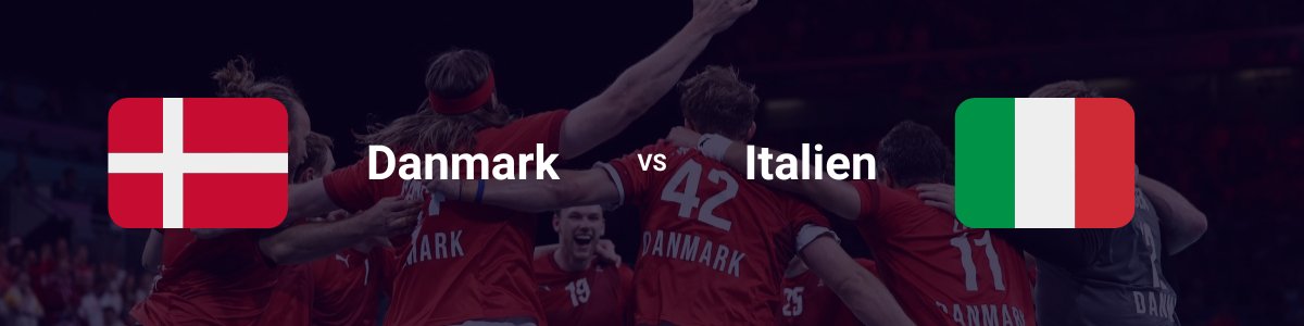 Danmark vs Italien