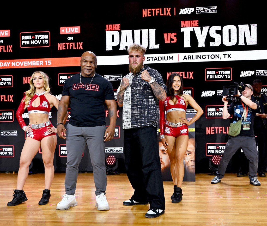 Mike Tyson og Jake Paul